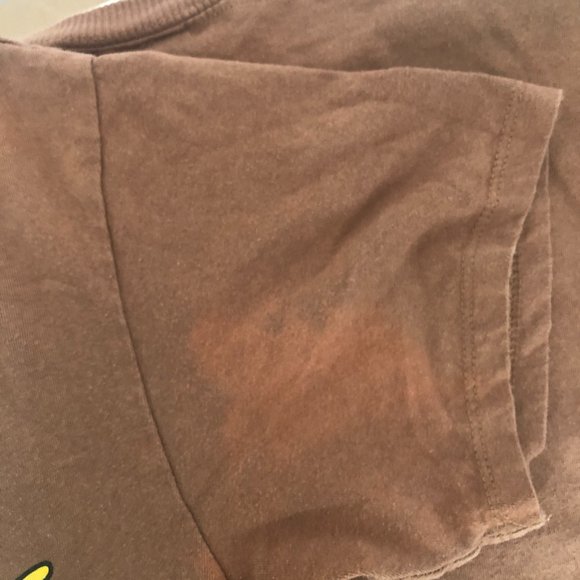 H&M T-Shirt Womens M Brown Smiley Collection Printed Short Sleeve Tee Shirt - Picture 6 of 6